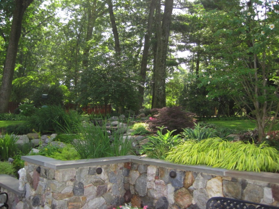 Garden Over Masonry Wall