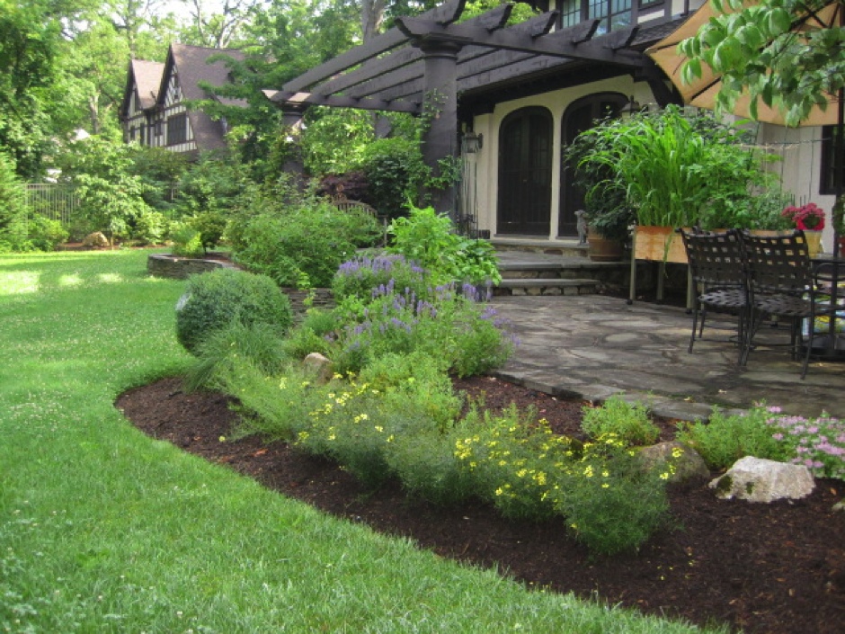 New Planting Bed with Perennials in Madison