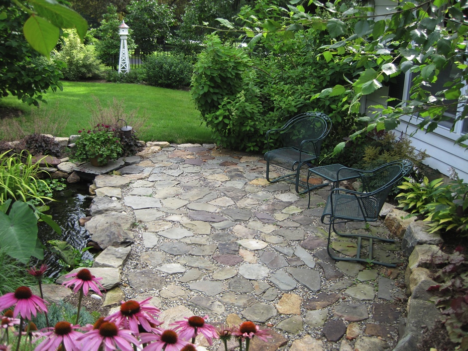 Patio with Coneflower