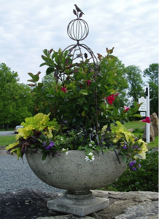 Planter at Mansion Garden