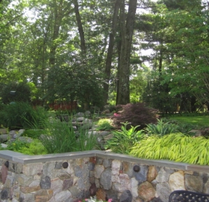 Garden Over Masonry Wall