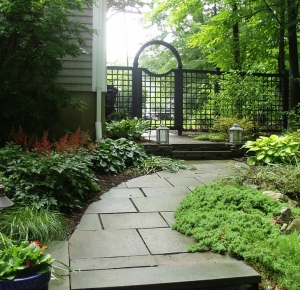 Gate and Bluestone Walk