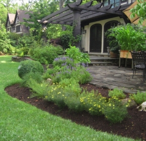 New Planting Bed with Perennials in Madison